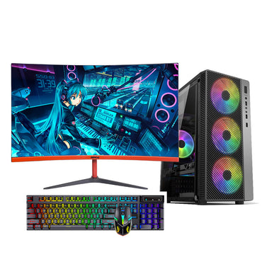 12th generation 24-inch 144HZ new I5-12400F H610M DDR4 3200 16G M.2 512GB RTX3060ti 12G high-end sea view room gaming computer