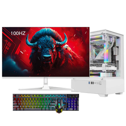 7th generation full set 24-inch high-end I7-7700 DDR4 16G M.2 512G Graphics 630 integrated graphics card white office computer