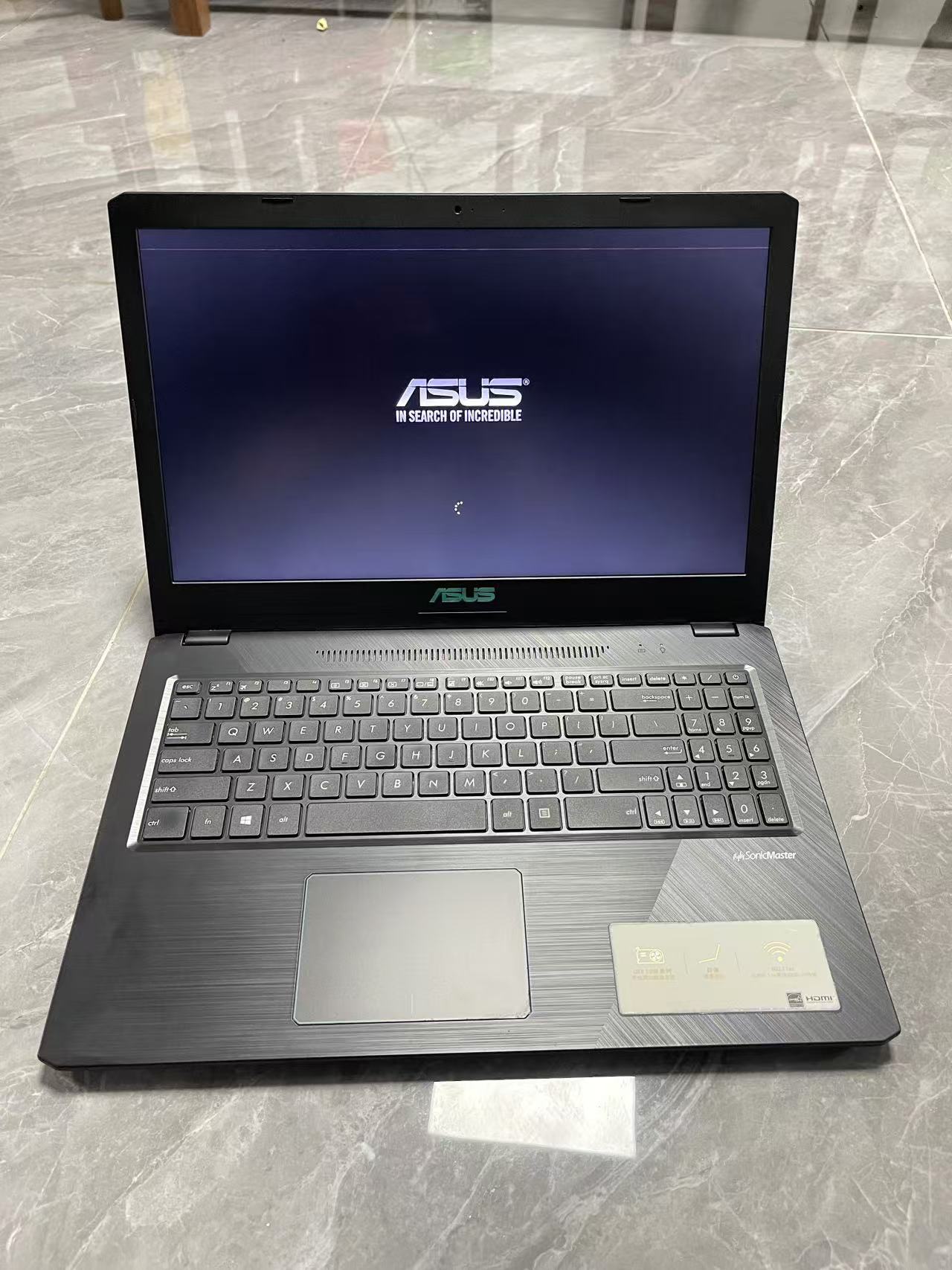 Second-hand laptop ASUS YX570ZD gaming laptop AMD Ryzen 5 2500U 8GB 256GB GTX1050 independent display LCD screen thin with a line 