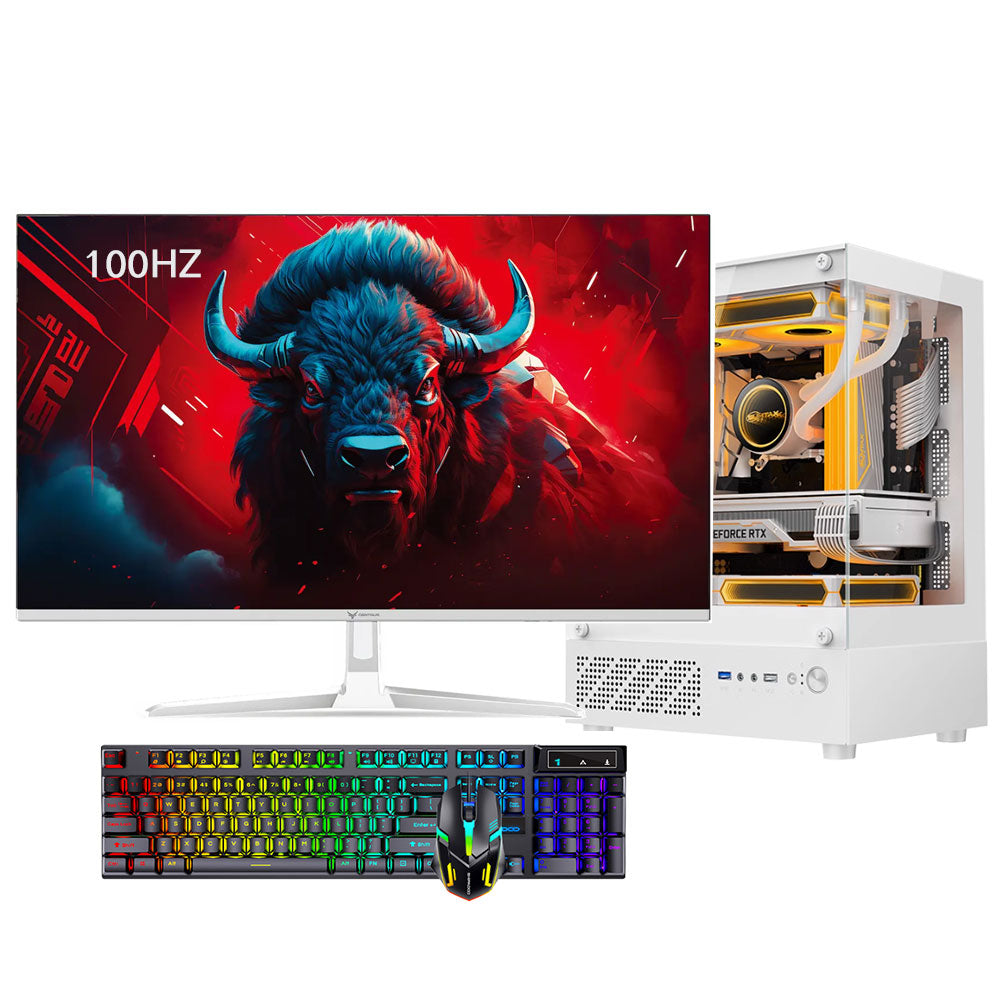 7th generation full set 24-inch high-end I7-7700 DDR4 16G M.2 512G Graphics 630 integrated graphics card white office computer